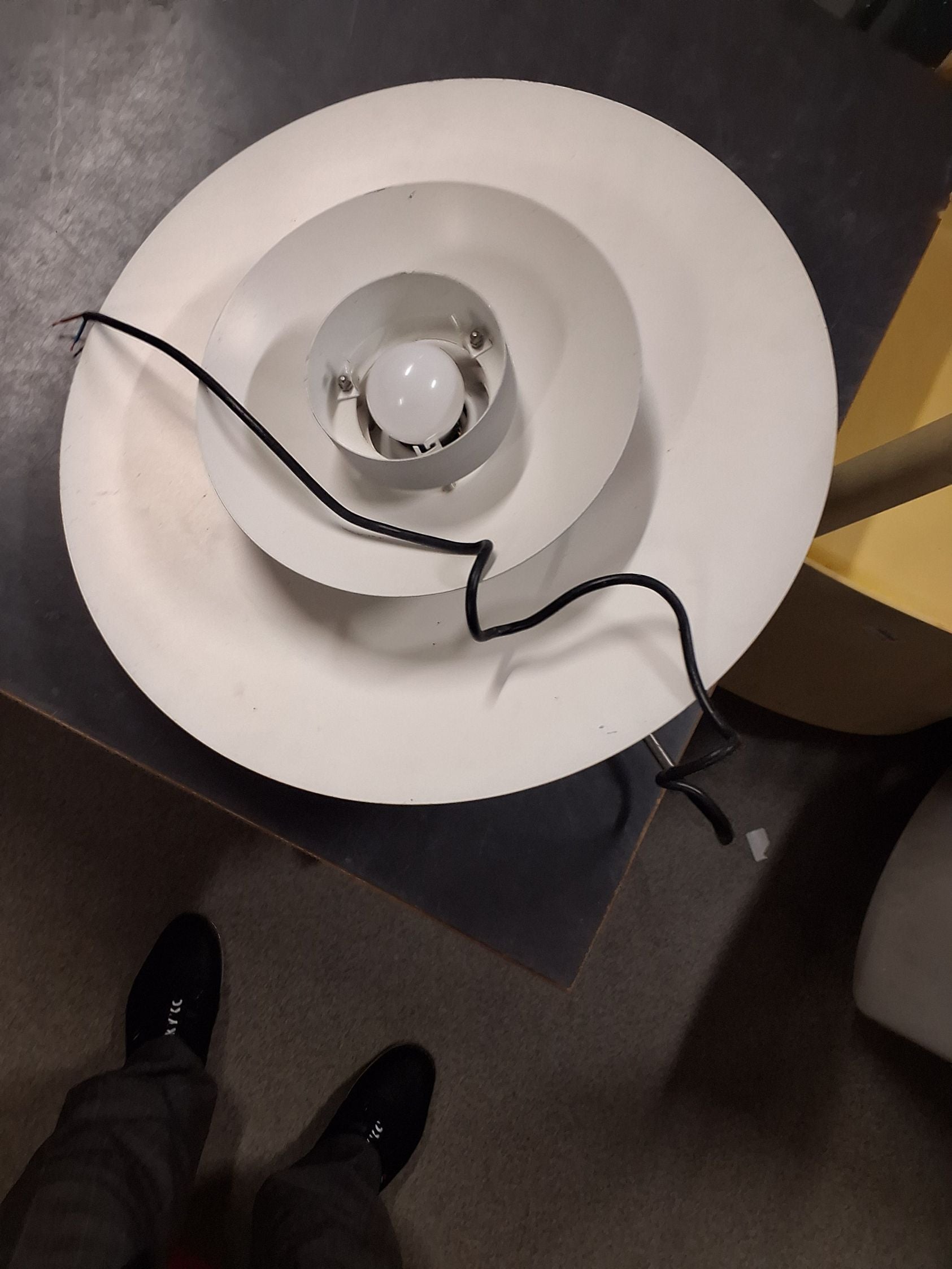 Rund lampeskærm