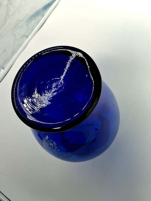 Kobolt blå vase