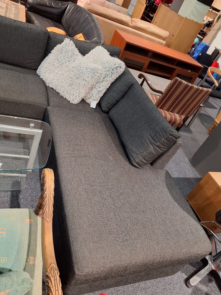 Sofa gråsort