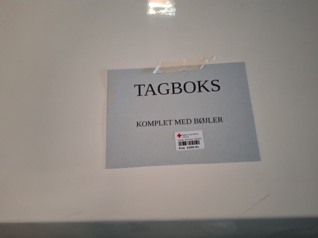 Packard let tagboks