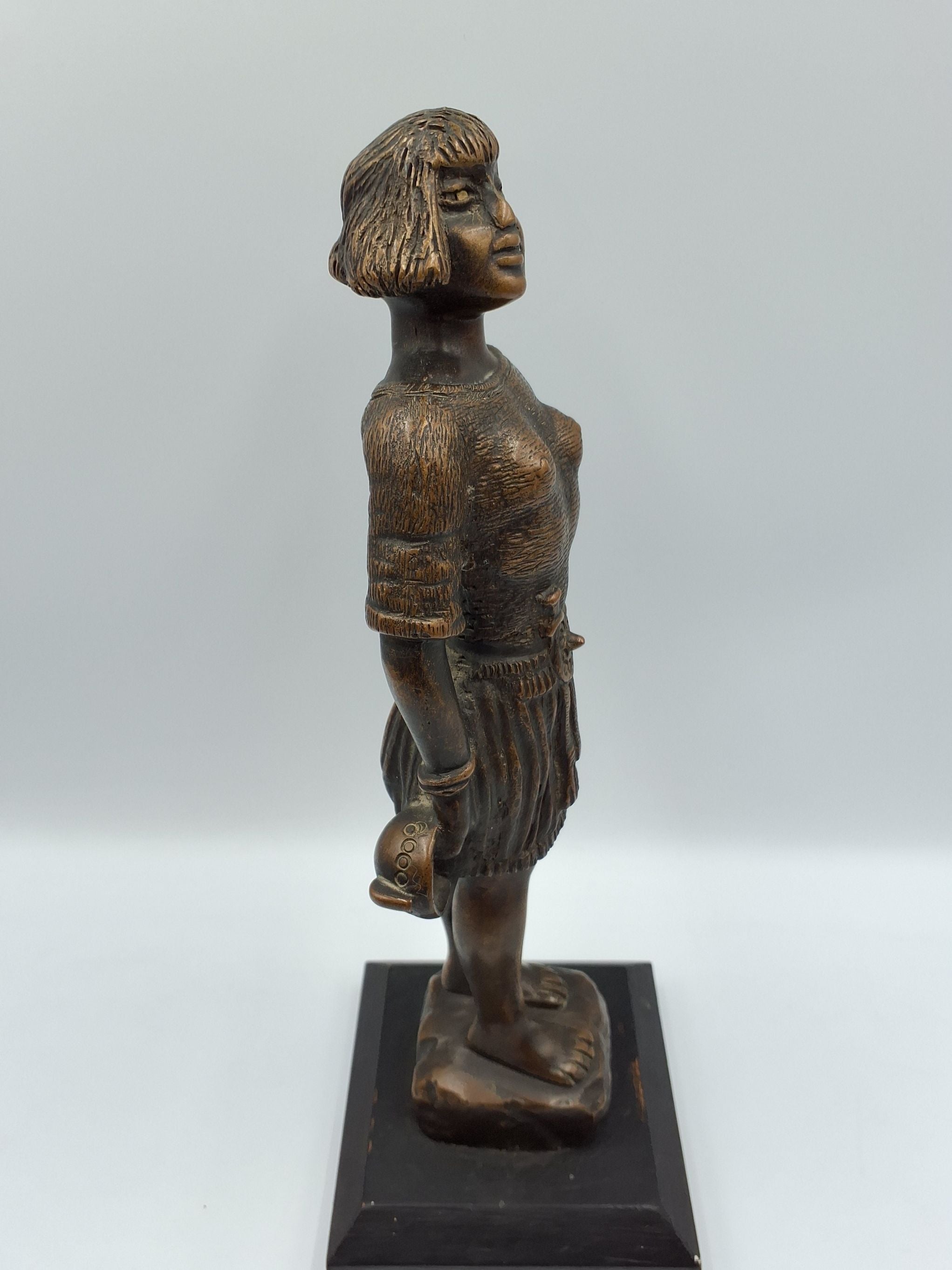 Egtved pigen Bronzefigur