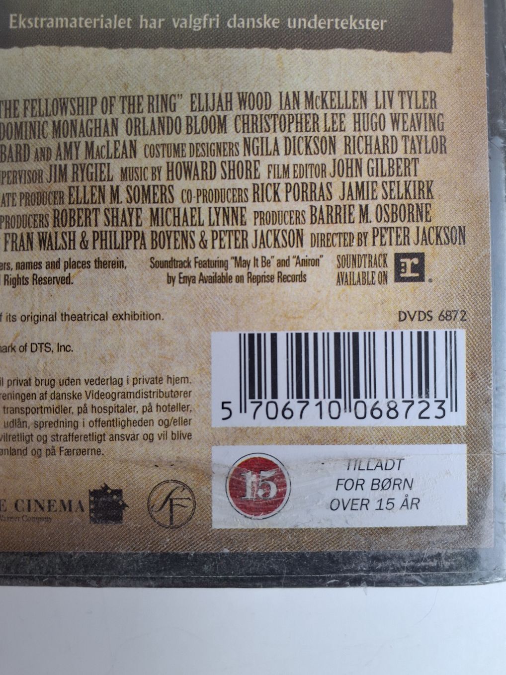 Dvd Ringenes Herre Fellowship ext