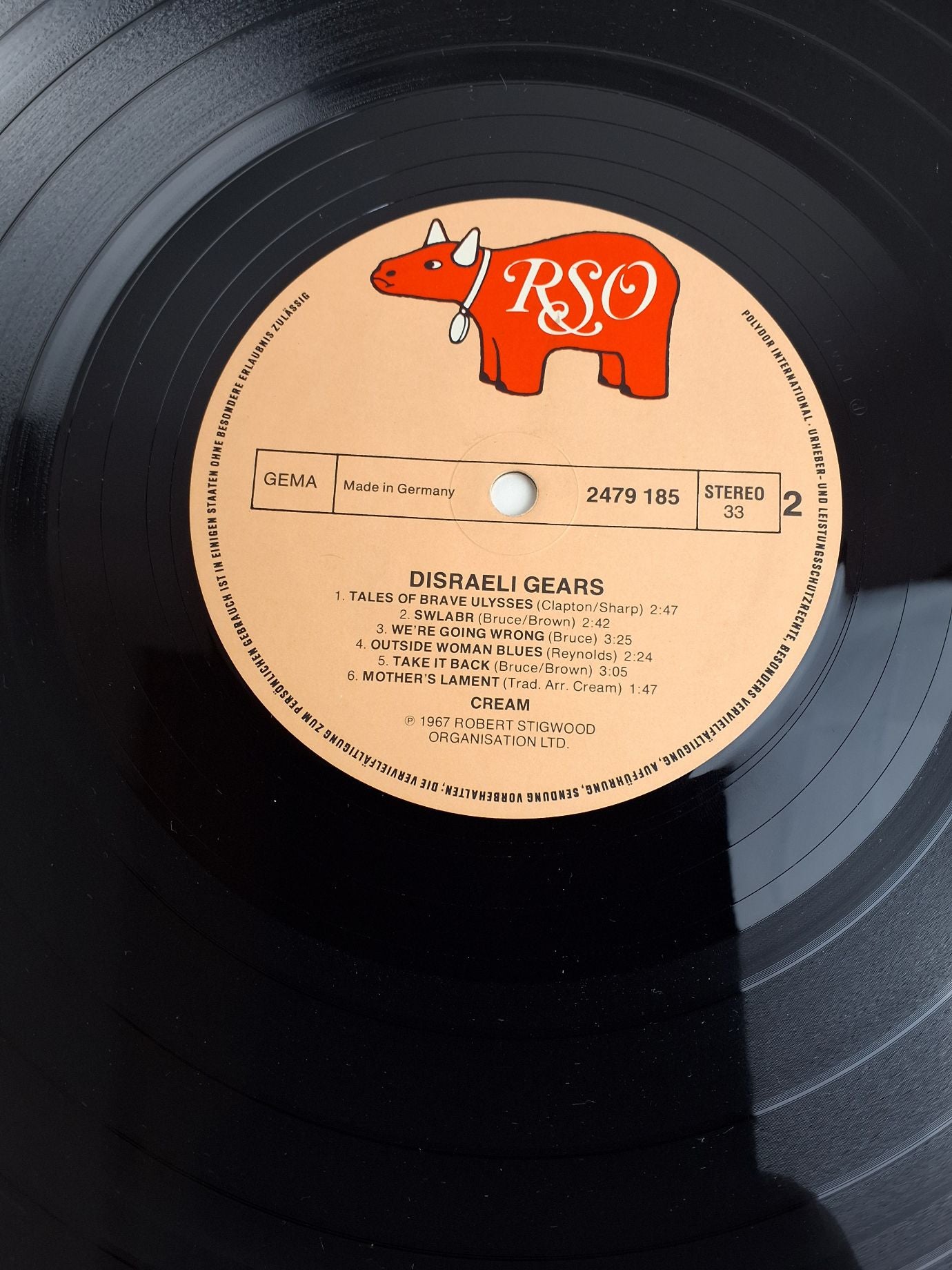 LP. Cream: Disraeli Gears