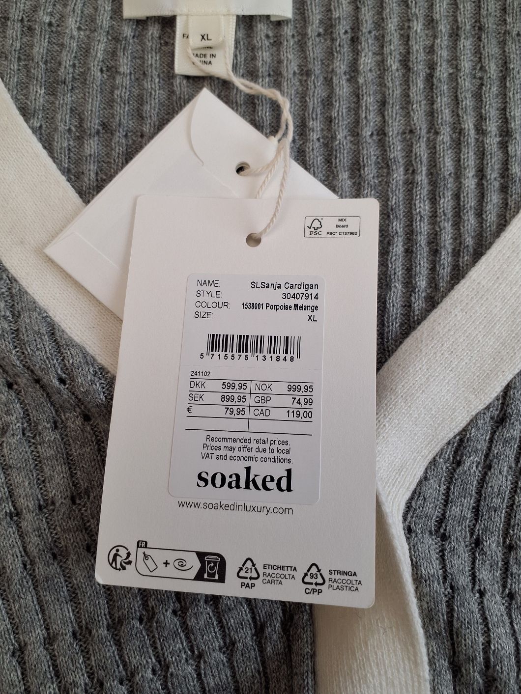 Soaked in Luxury Cardigan