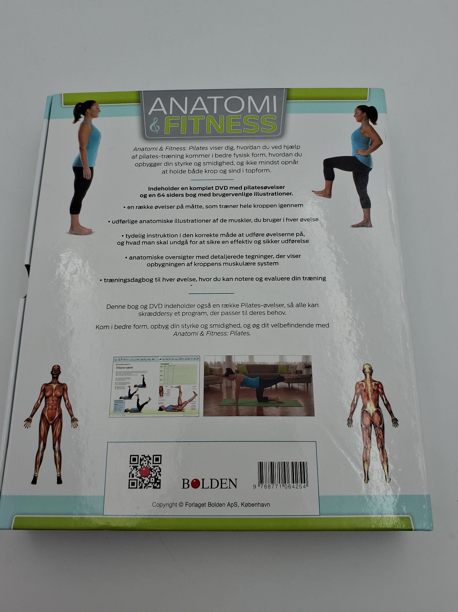 Pilates, bog & DVD