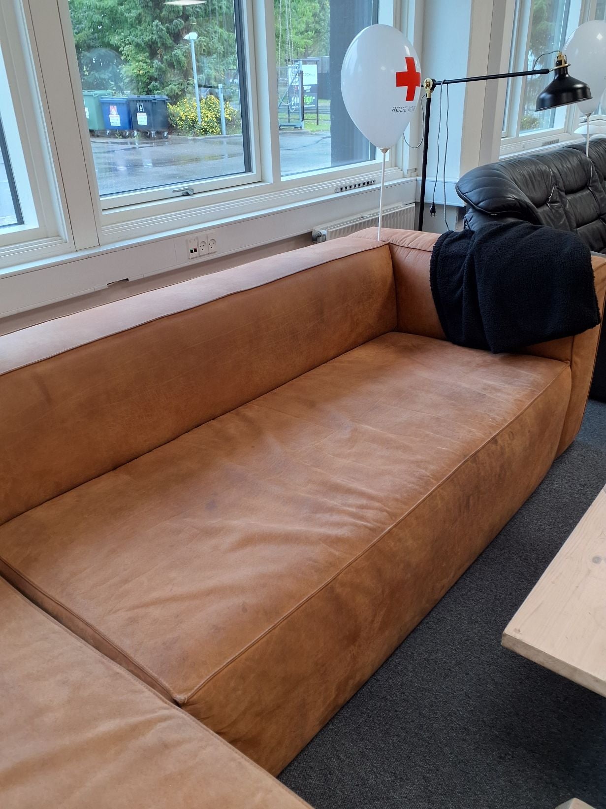 Hjørnesofa, kunstlæder