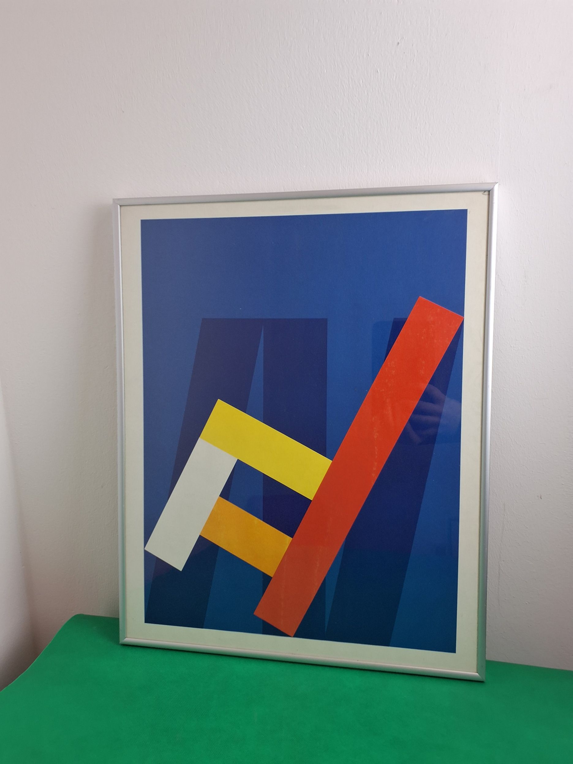 Plakat: geometrisk stol