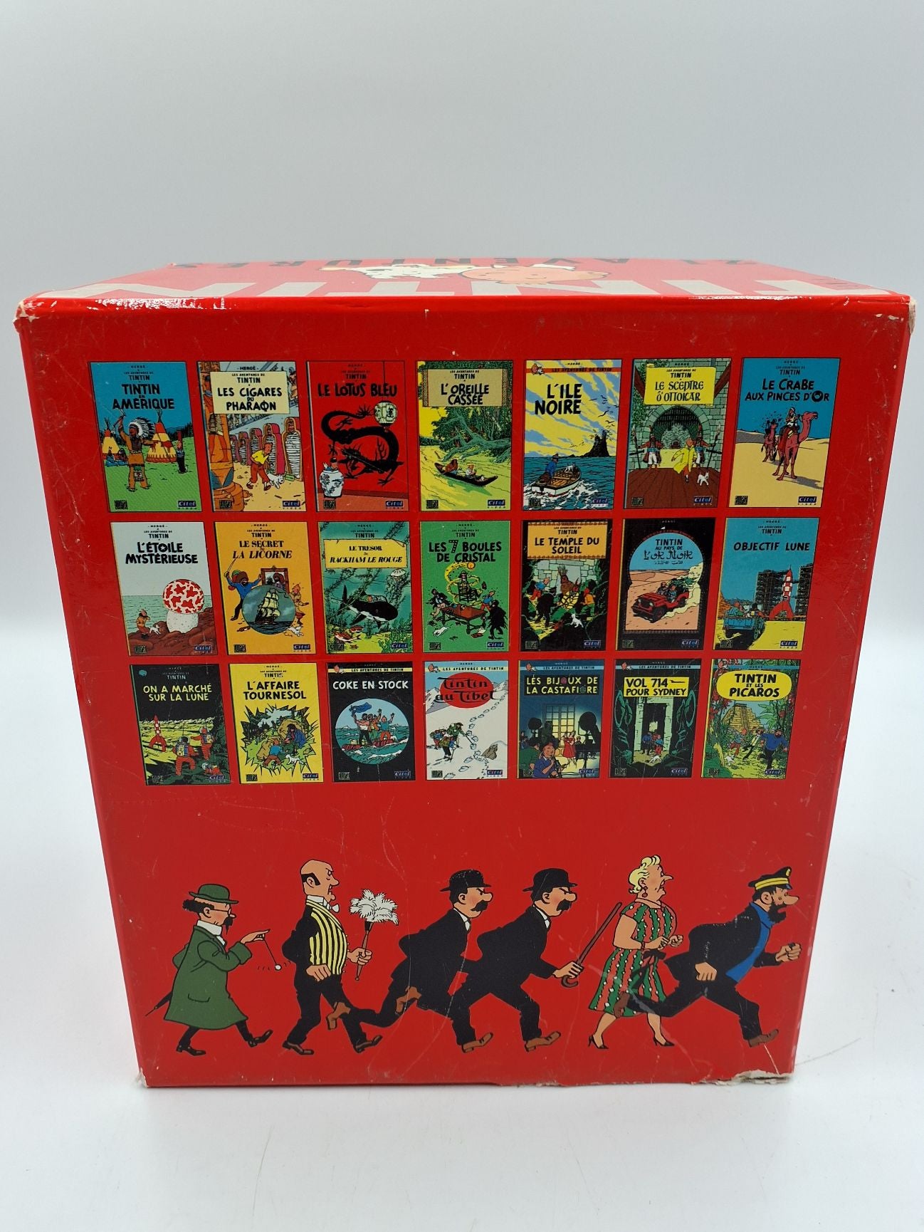 VHS Tintin samling Box