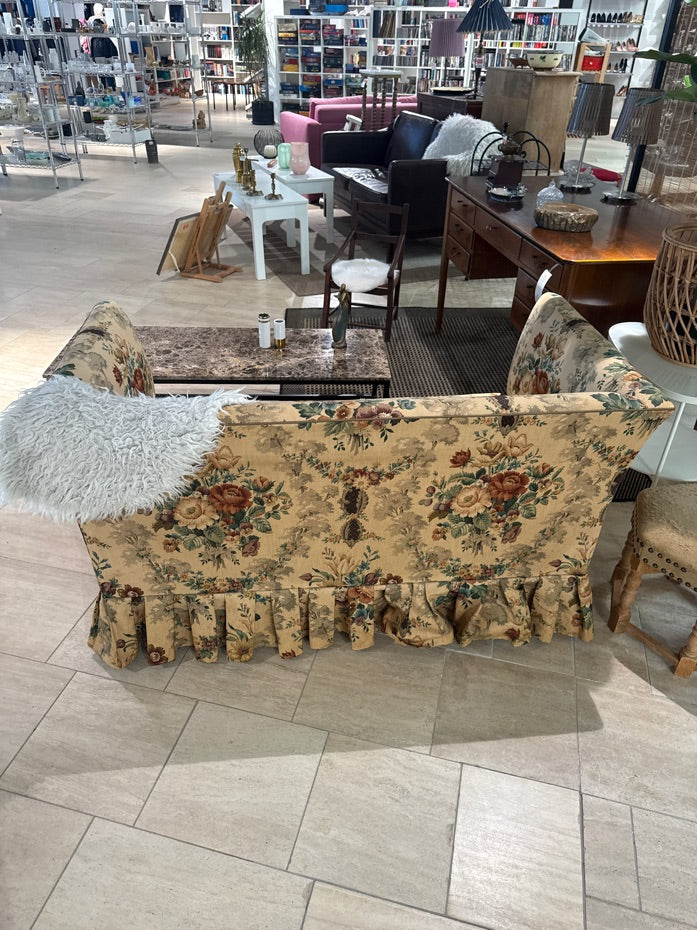 Sofa retro blomstret