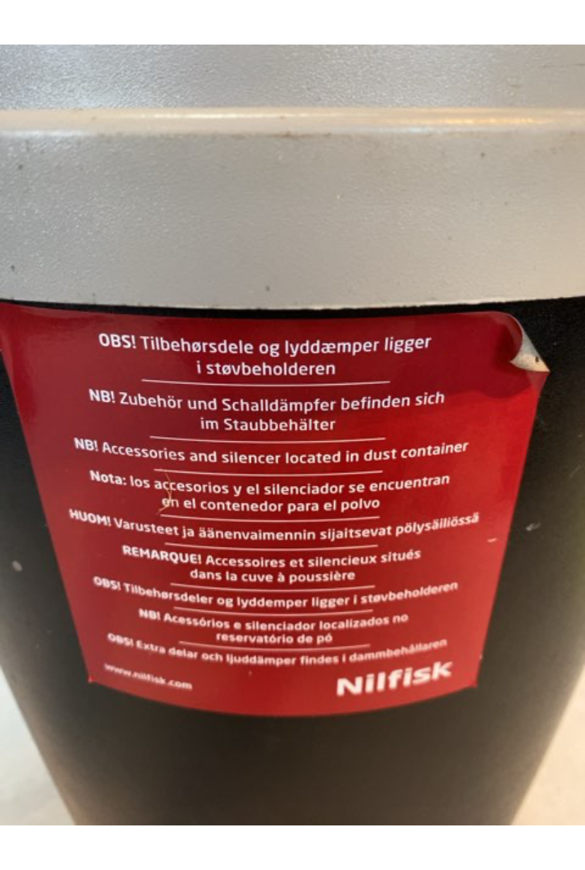 Nilfisk Central støvsuger