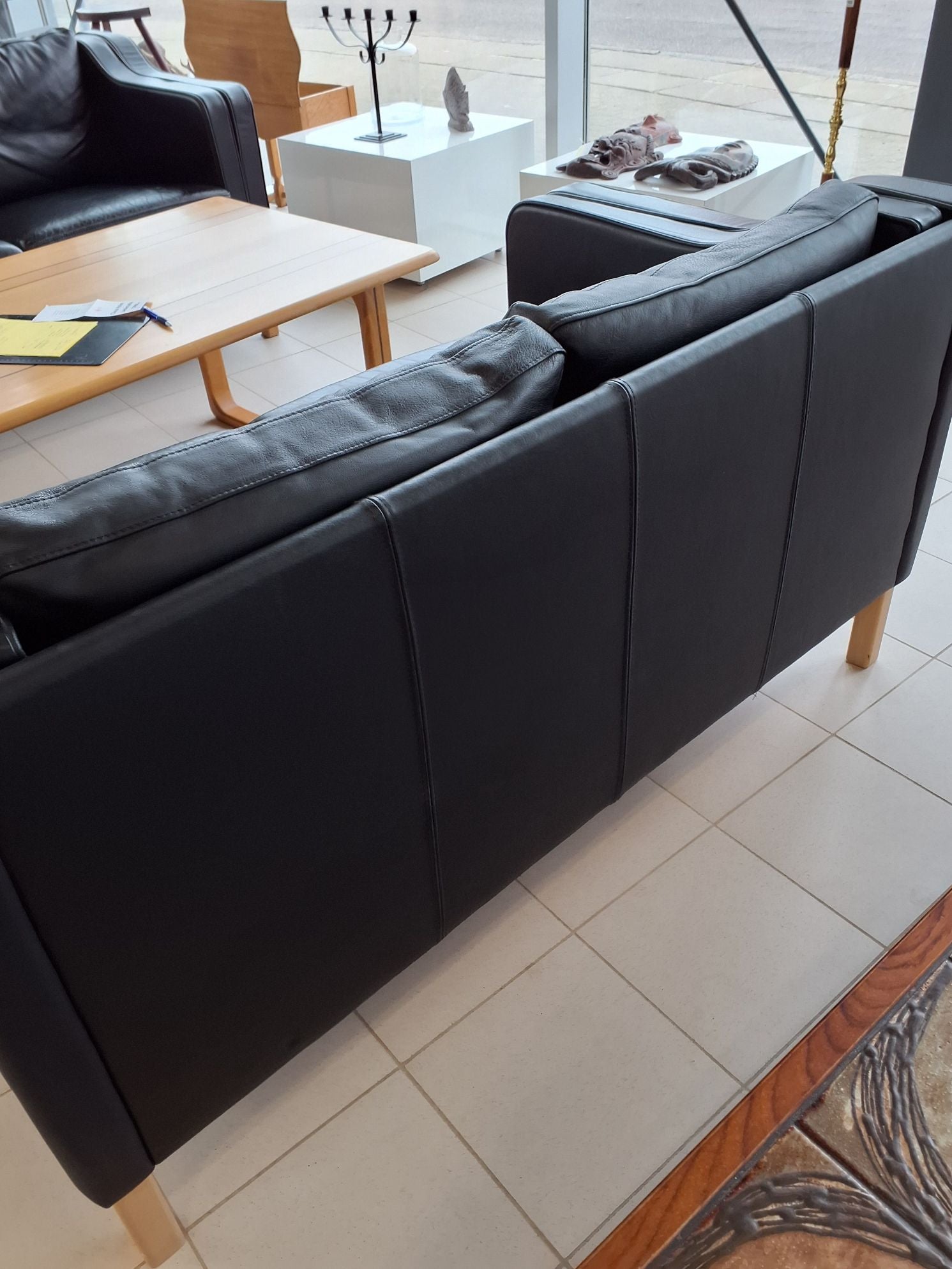 Claus holm lædersofa 2 pers