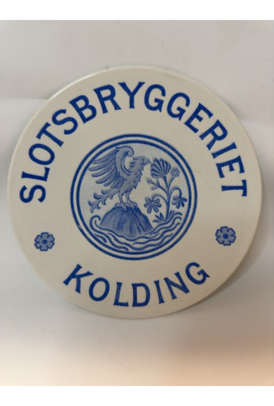 Platte ikonisk "Kolding slotsbryggeri"