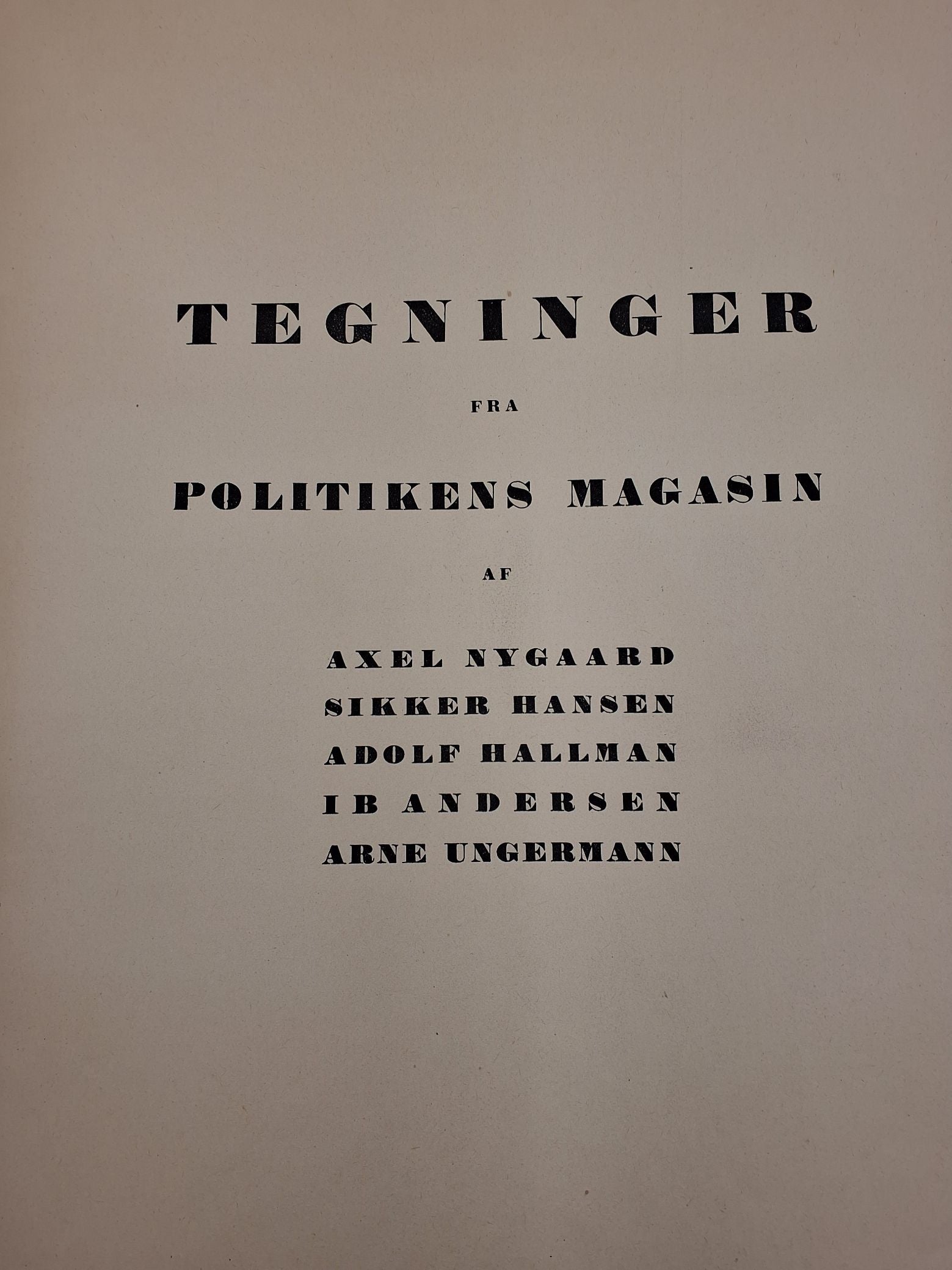 Kunsttryk Tegninger 1940