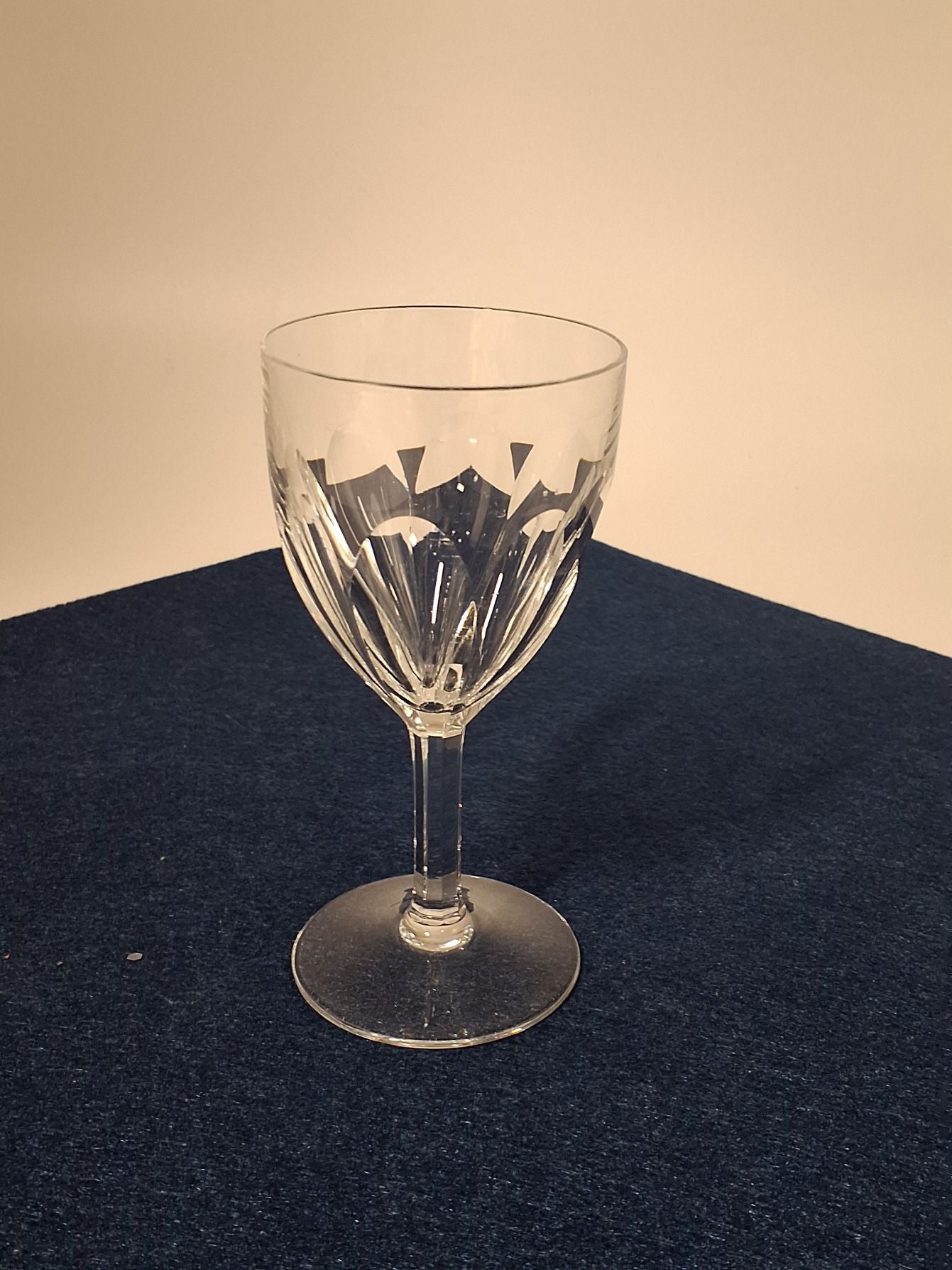 8 x krystal portvinsglas