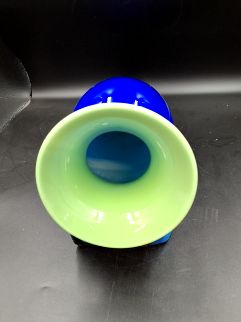 Holmegård vase - koboltblå