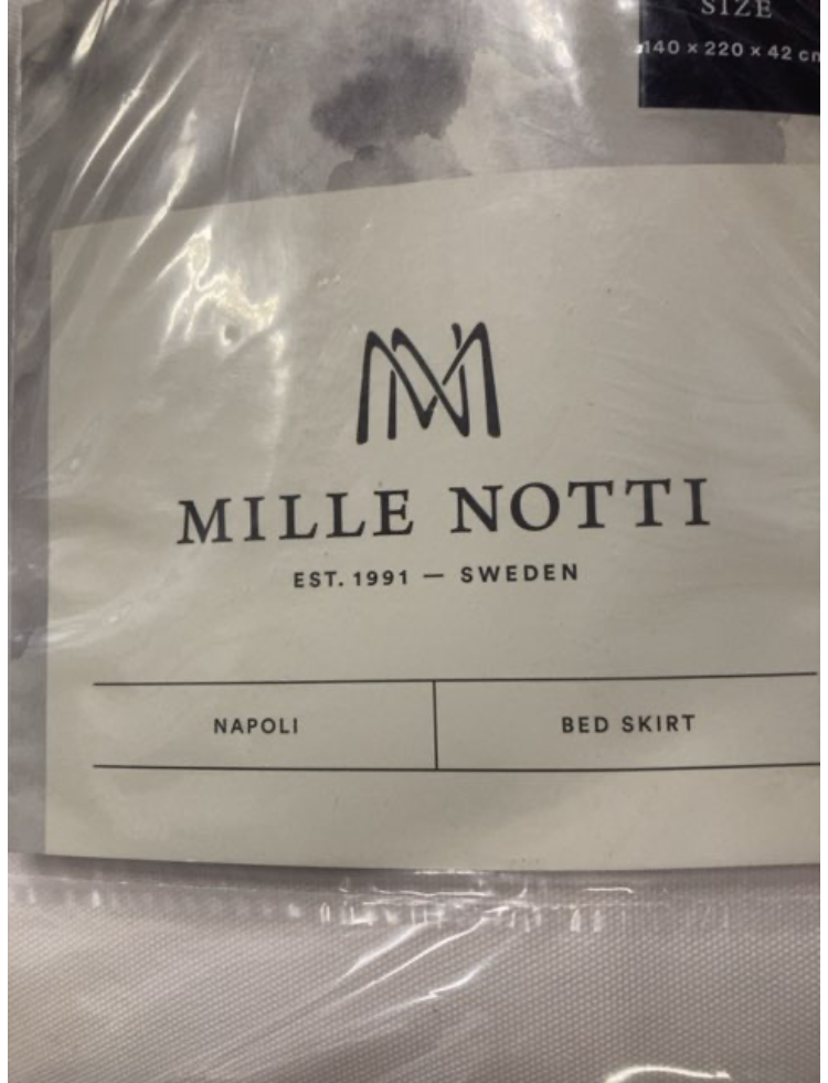 Sengeskørt Mille Notti