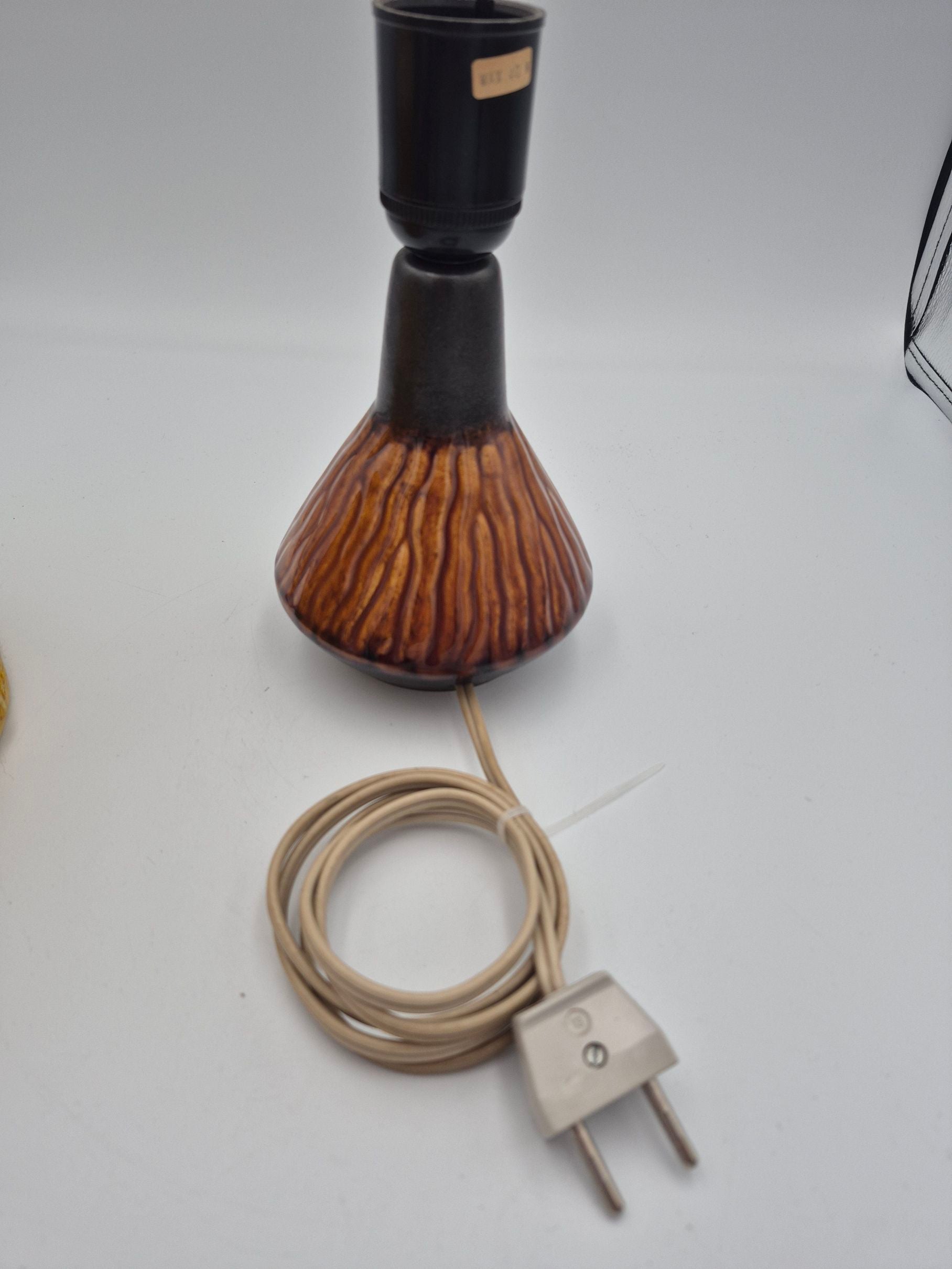 Keramik lampe fra 70'serne