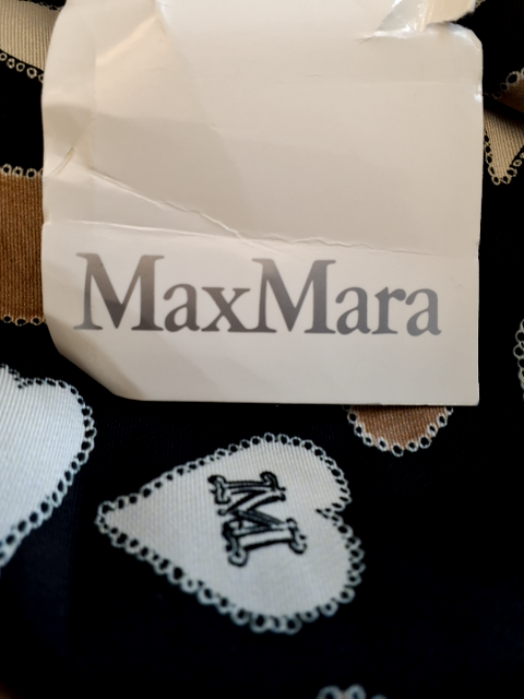 Max Mara 'Nostoc ' Heart Print Kjole