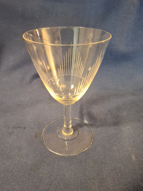 Vinglas smukke tynde glas