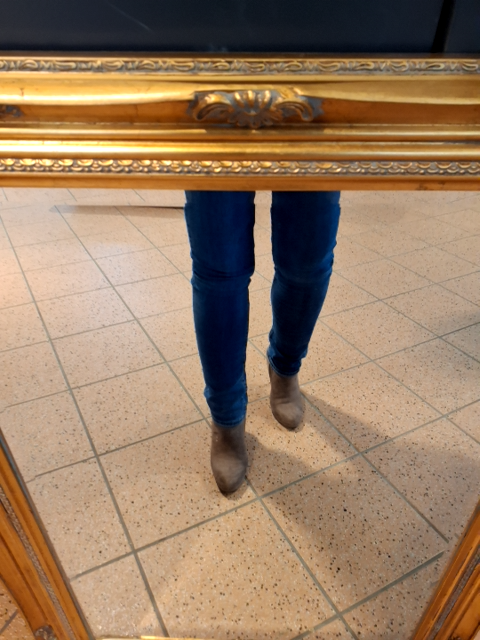 Facietsleben Spejl i Guldramme