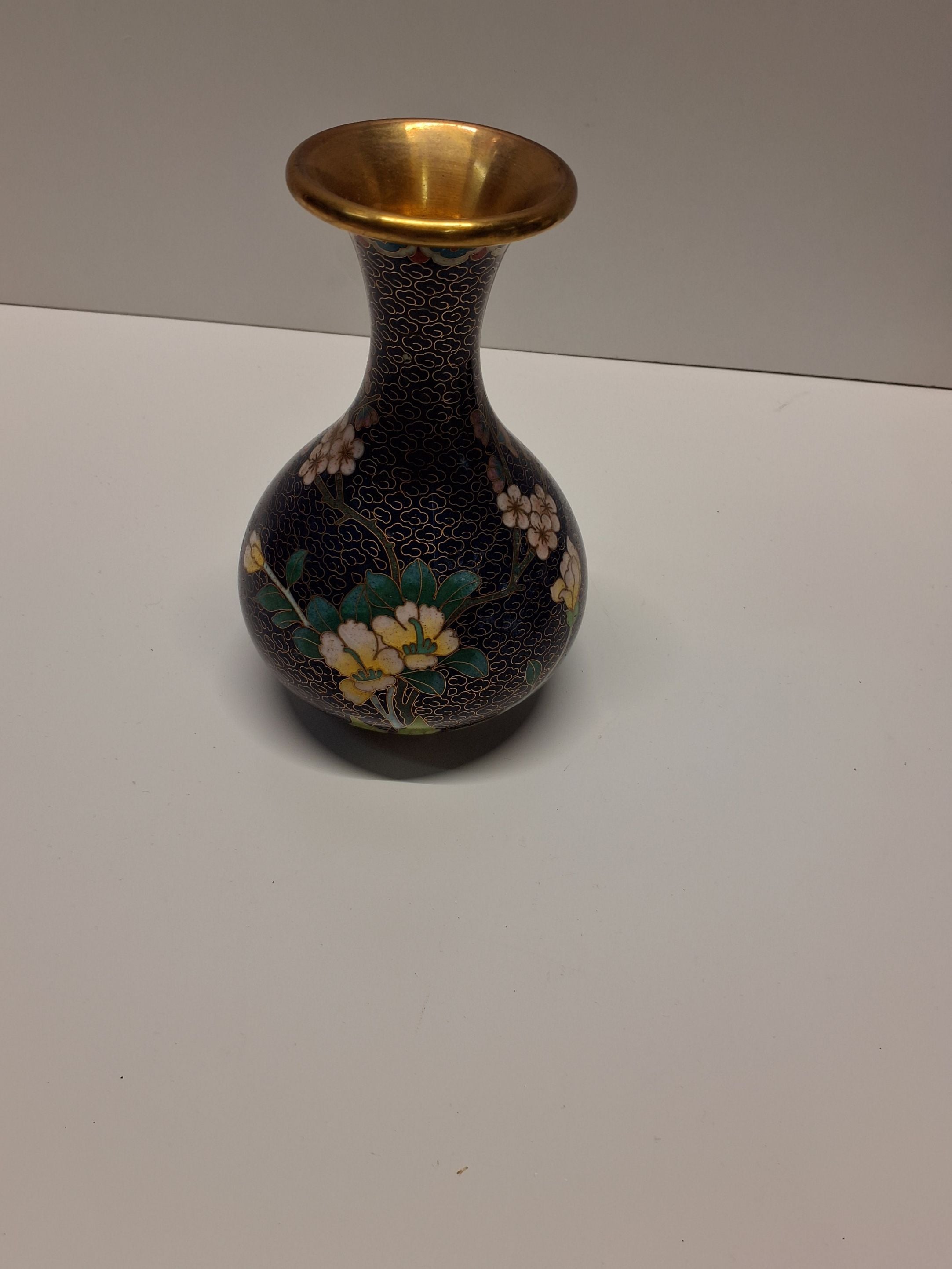 Kinesisk cloisonne vase