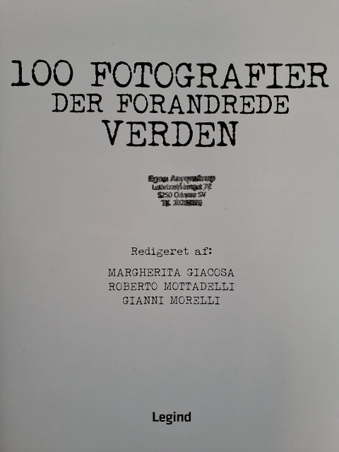 Bog: 100 fotografier der forandrede verden