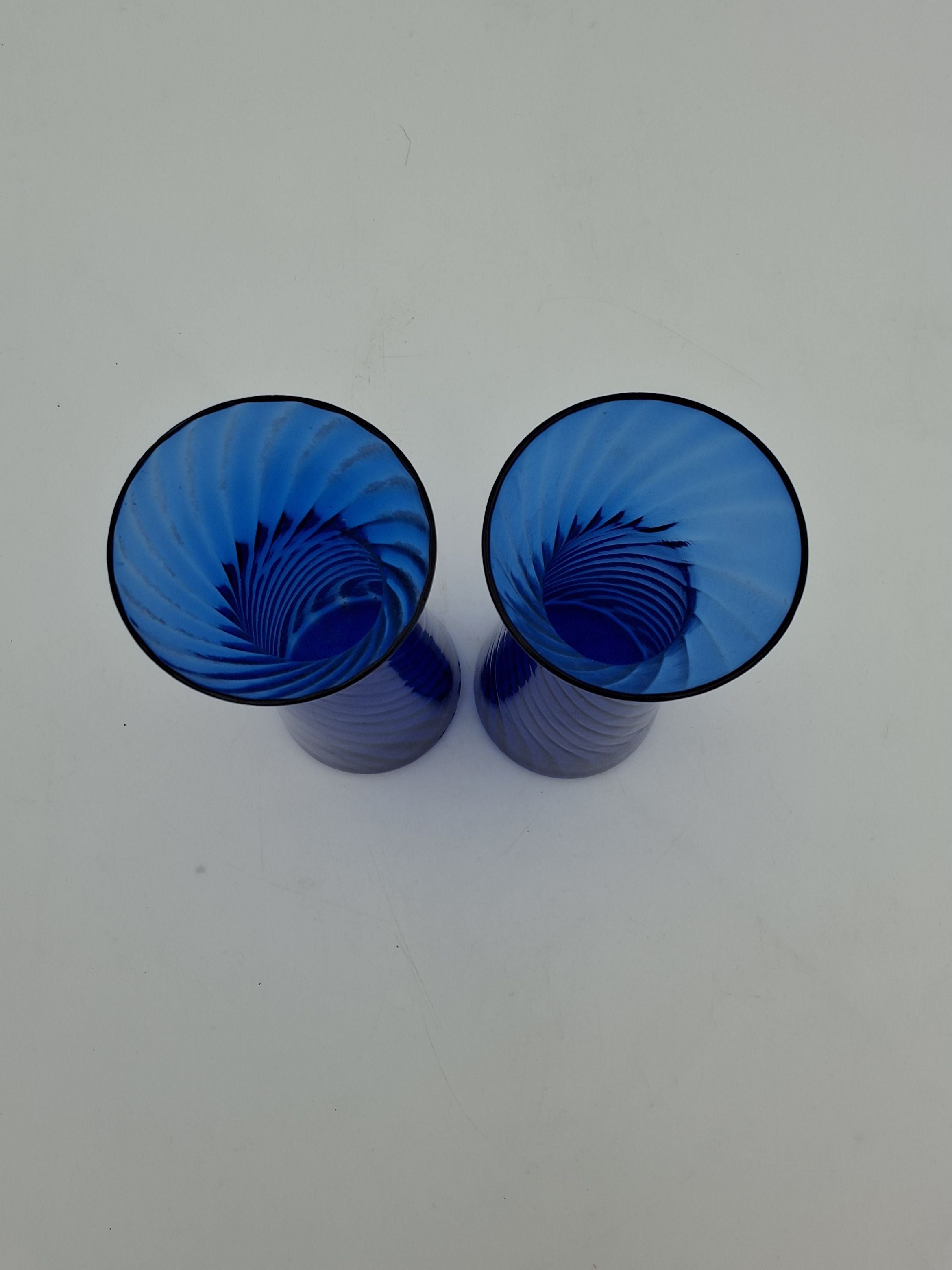 2 Holmegaard Swirl hyacintglas