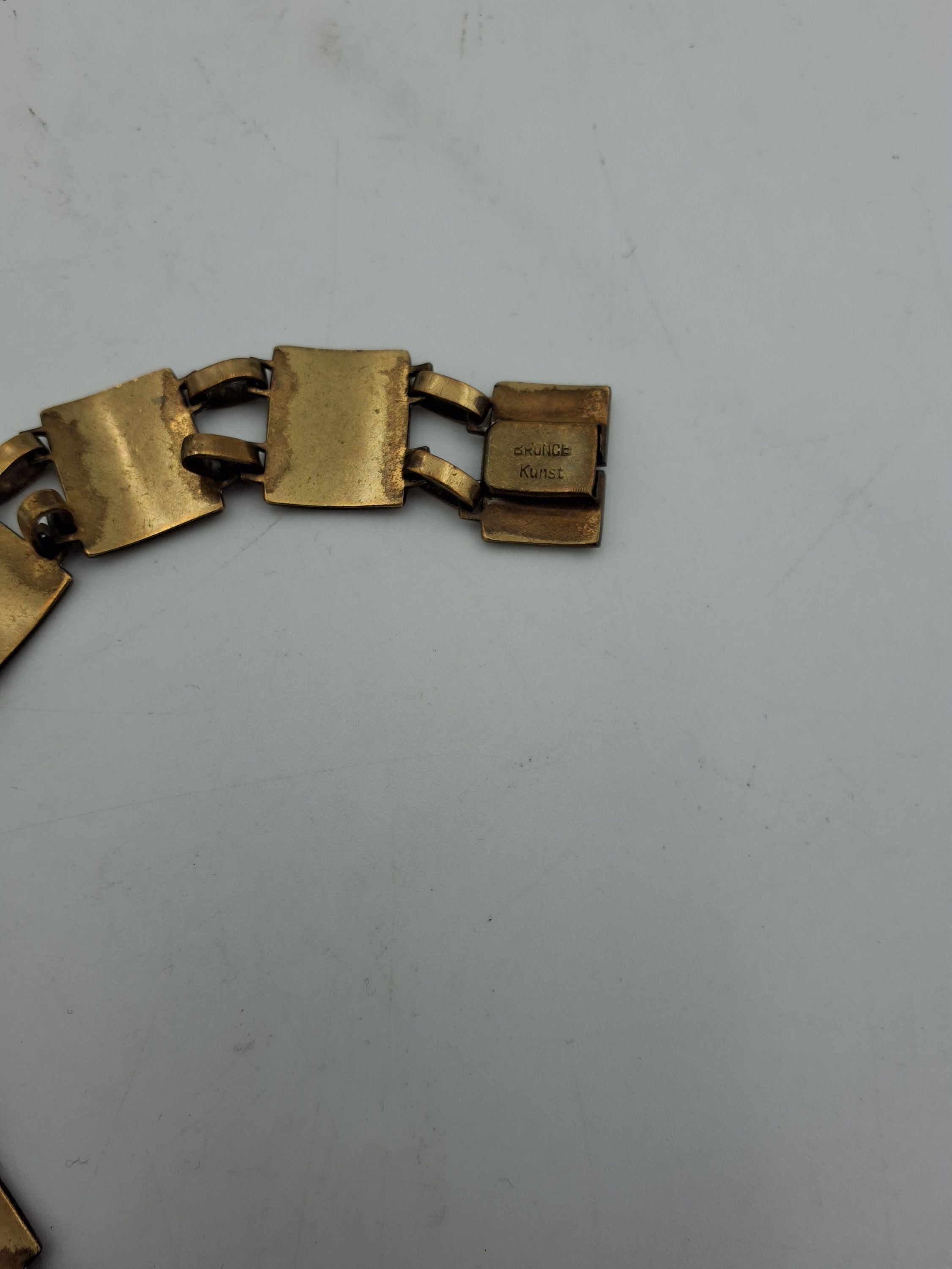 Bronze Art Deco armbånd
