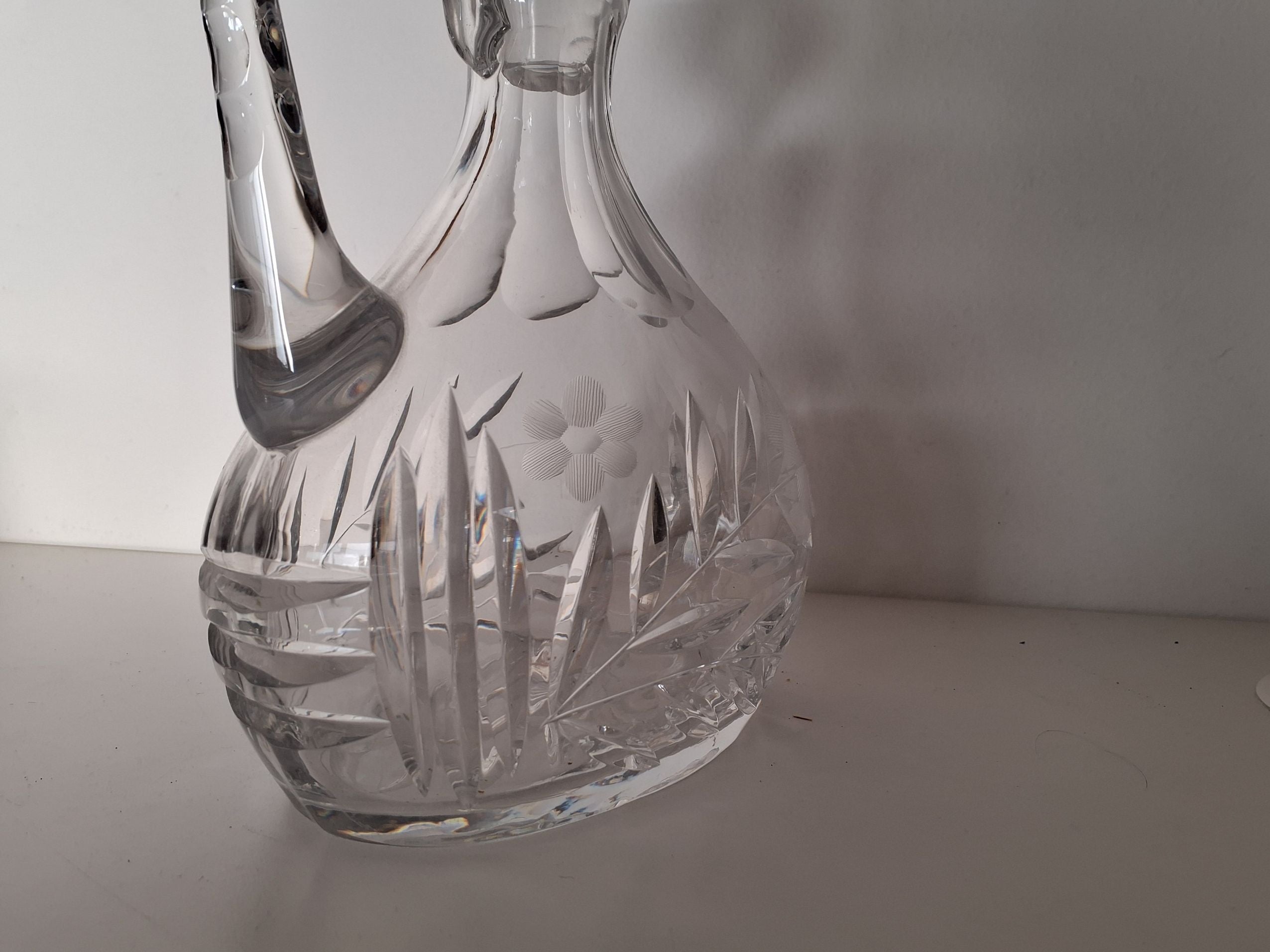 Glaskaraffel - Facetslebe