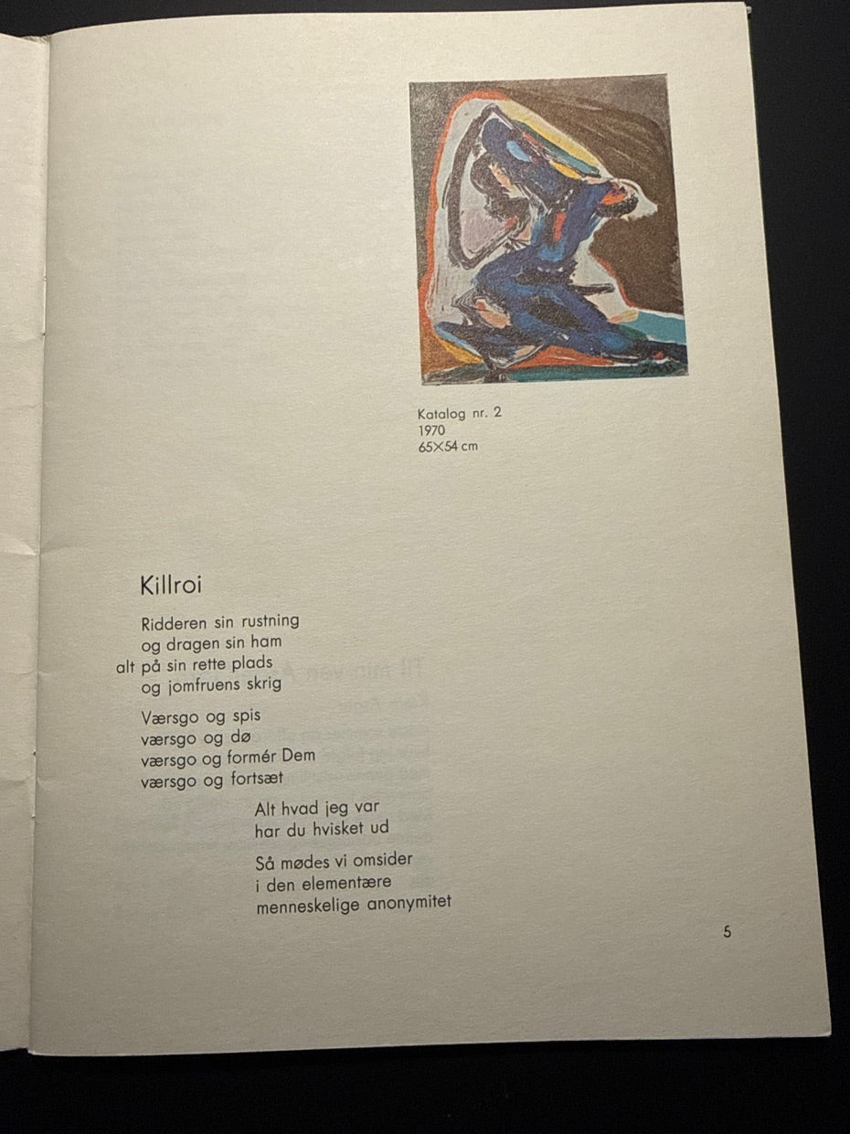 Øjets Blikstille, Asger Jorn, Poul Borum