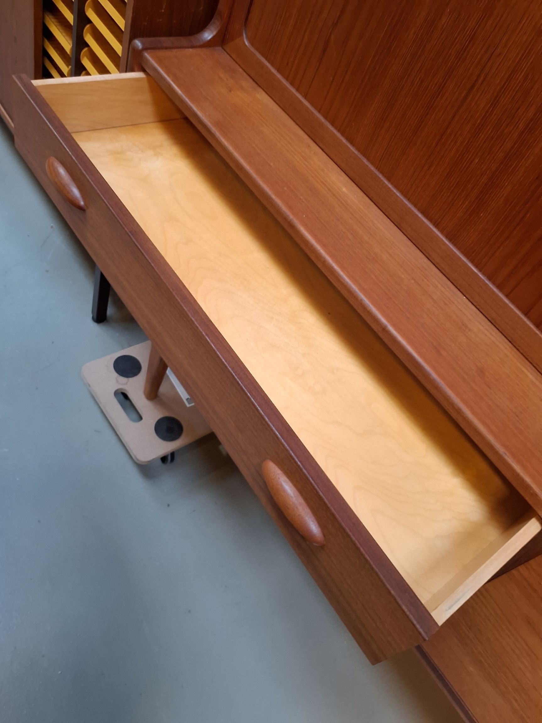 Unik vintage IKEA teak highboard / skænk