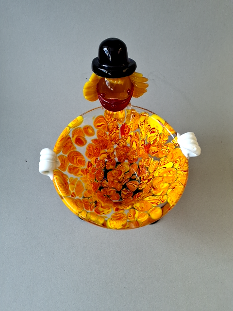 Murano glas, klovneskål