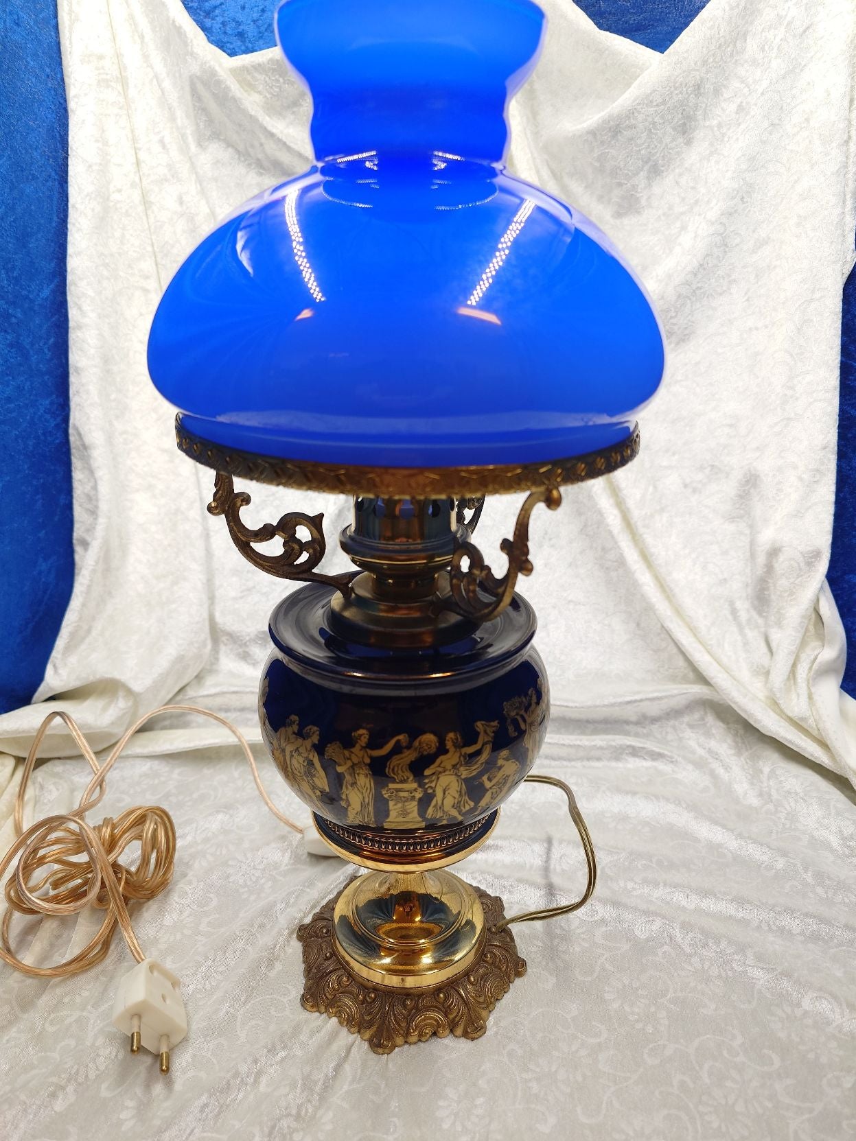 Vintage Art Deco bordlampe