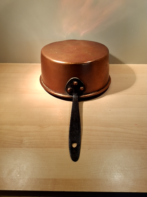 Gammel  kobber gryde