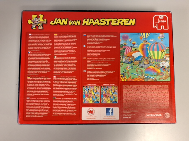 Jan Van Haasteren pusselspil 1000 brikker