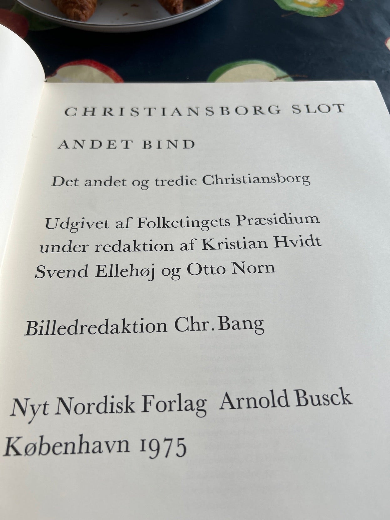 Christiansborg slot 2 bind