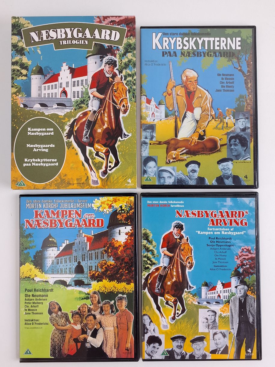 Dvd box Næsbygaard trilogien