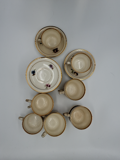 Kop og underkop sæt - Københavns Porcelains Maleri