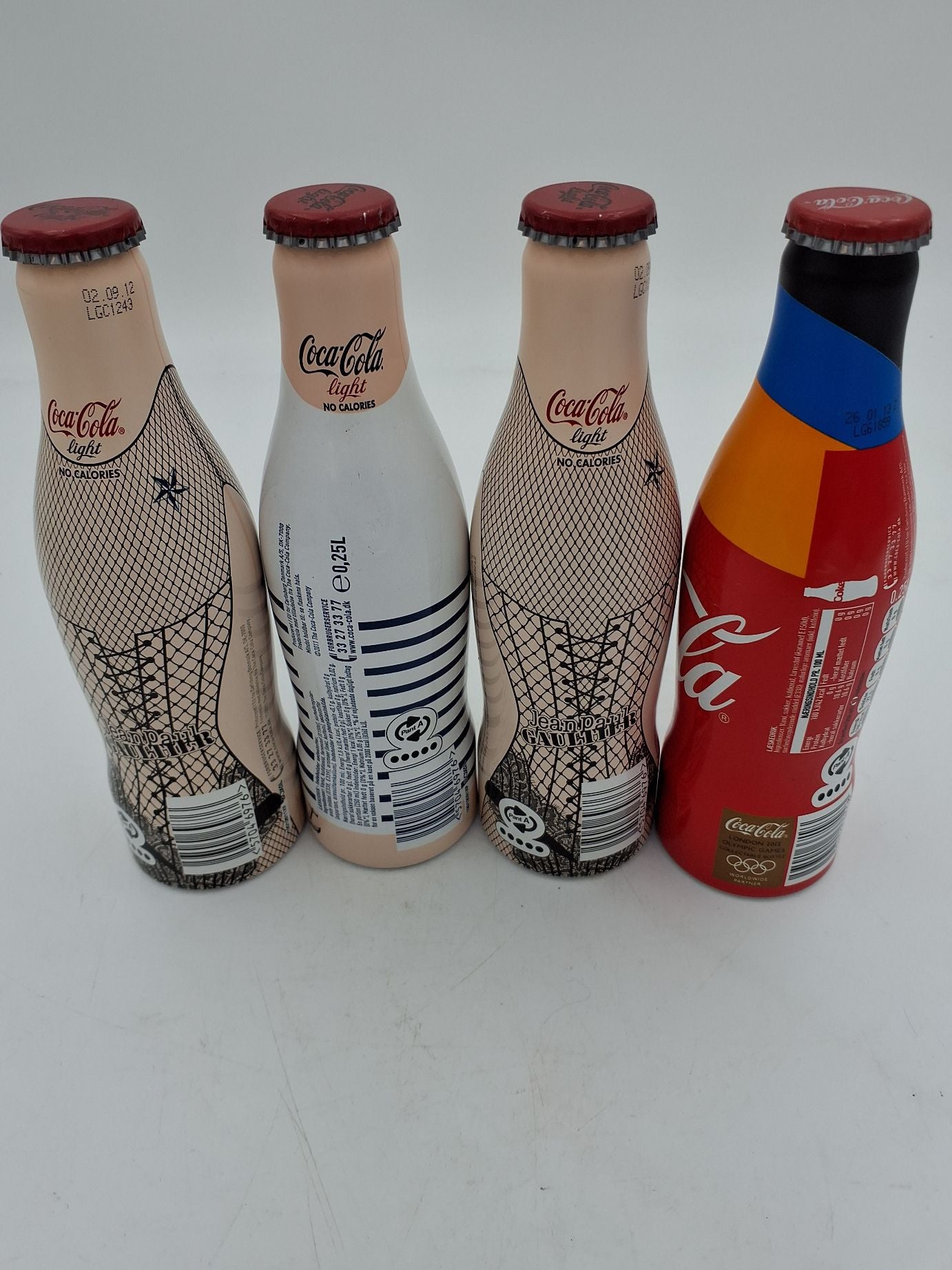 Coca -cola light aluminiumsflasker fra 2012, 0,25L