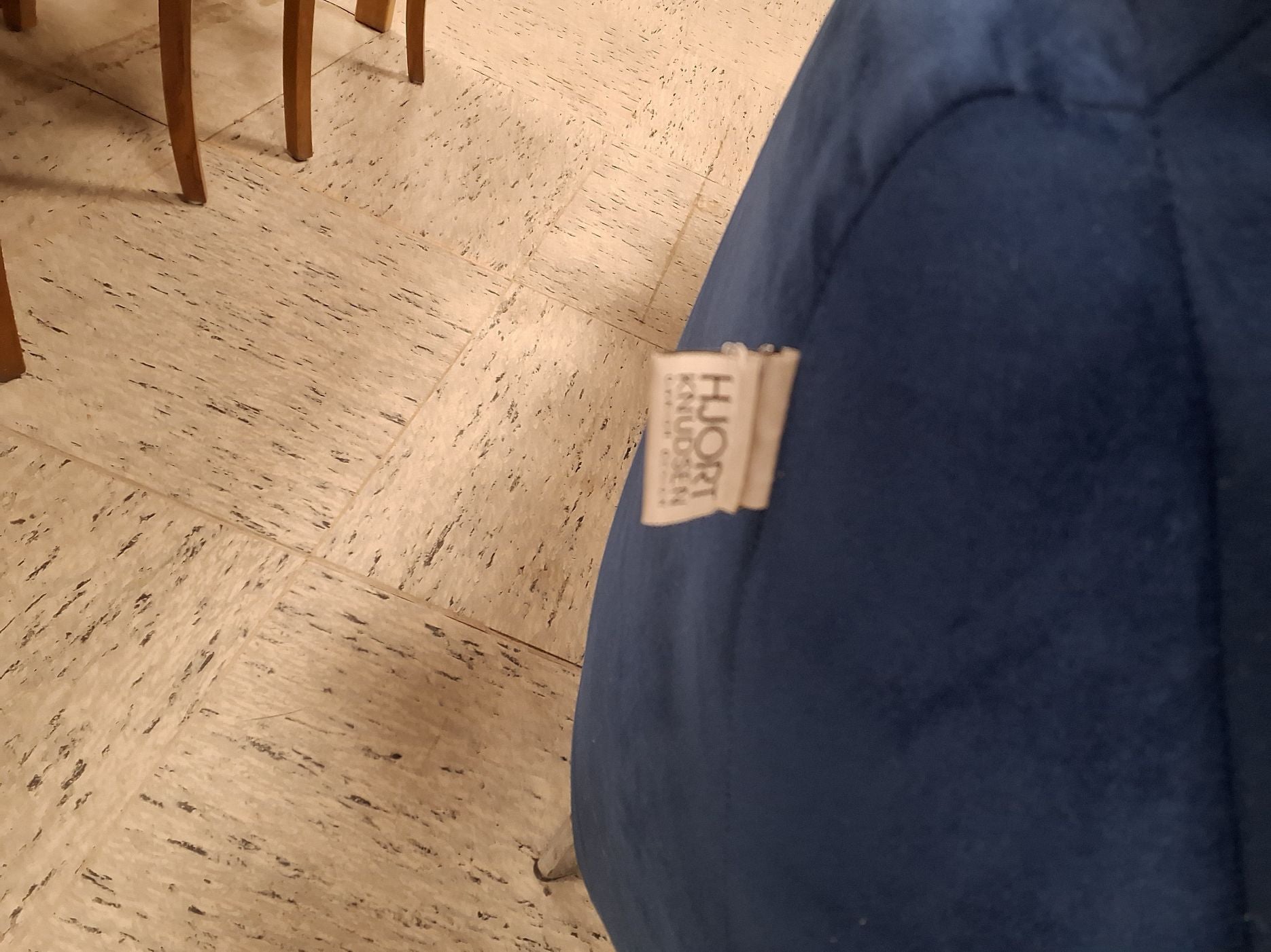 Blå Hjort Knudsen .2-3 P sofa #1