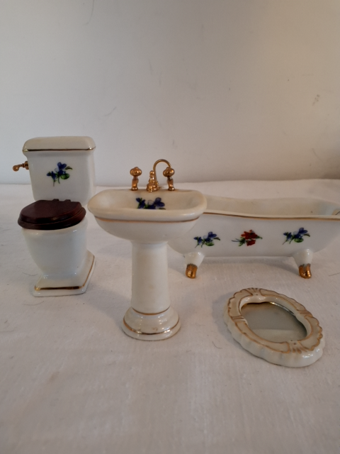 Mini Porcelæn badeværelseseæt