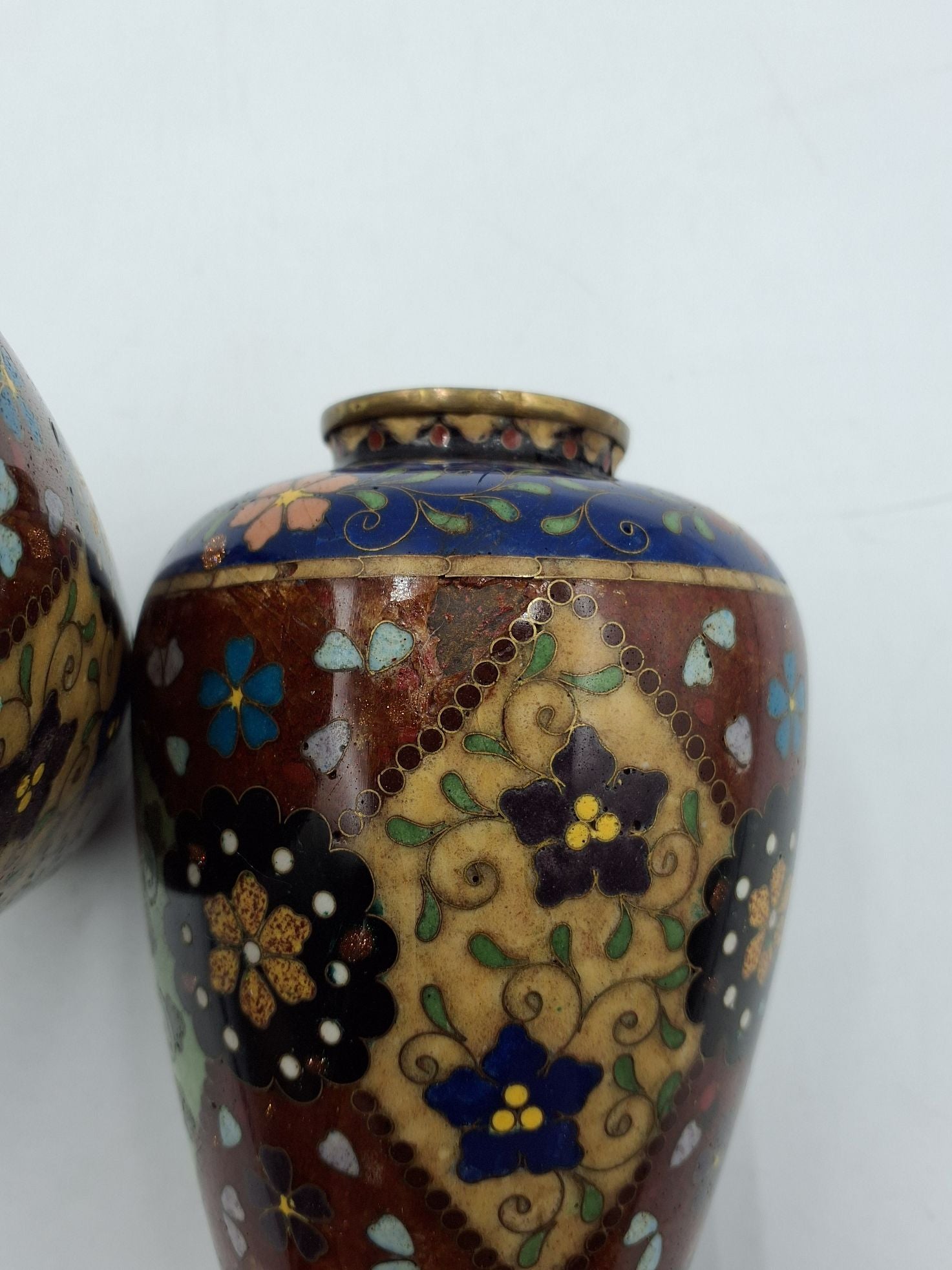 Asiatiske Cloisonne vaser par