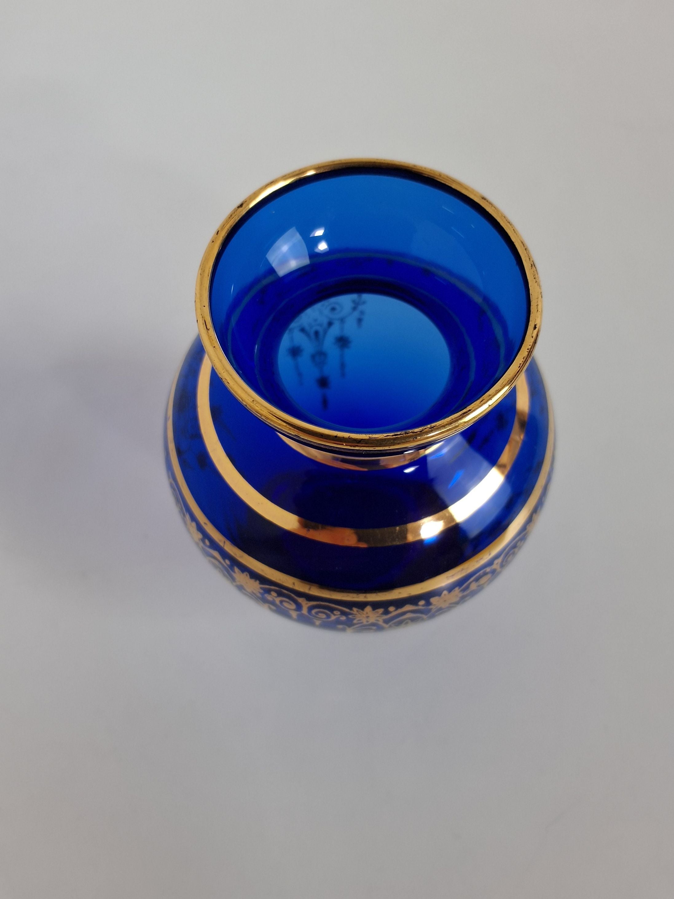 Kobolt blå vase
