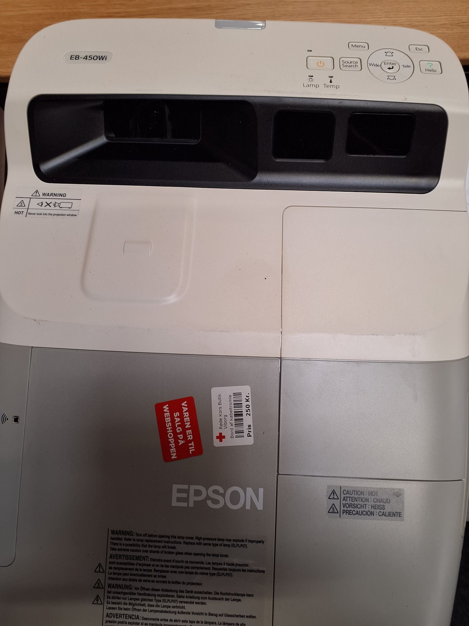 Projekter, mærke Epson EB 450WI