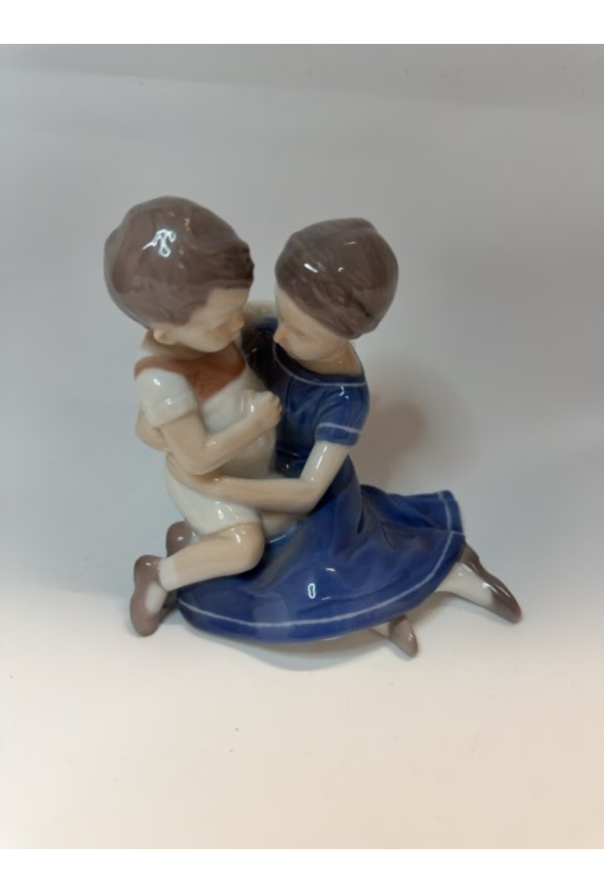 Mor og barn figur "B&G Kjøbenhavn"