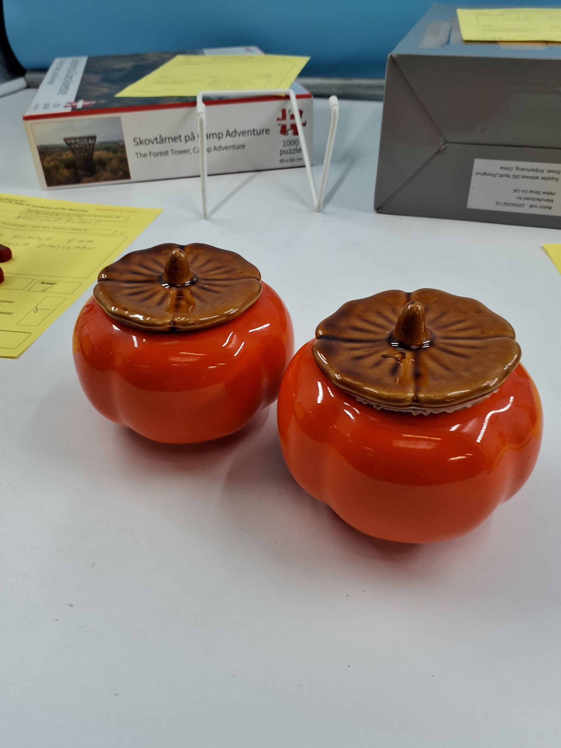 Orange græskar skål