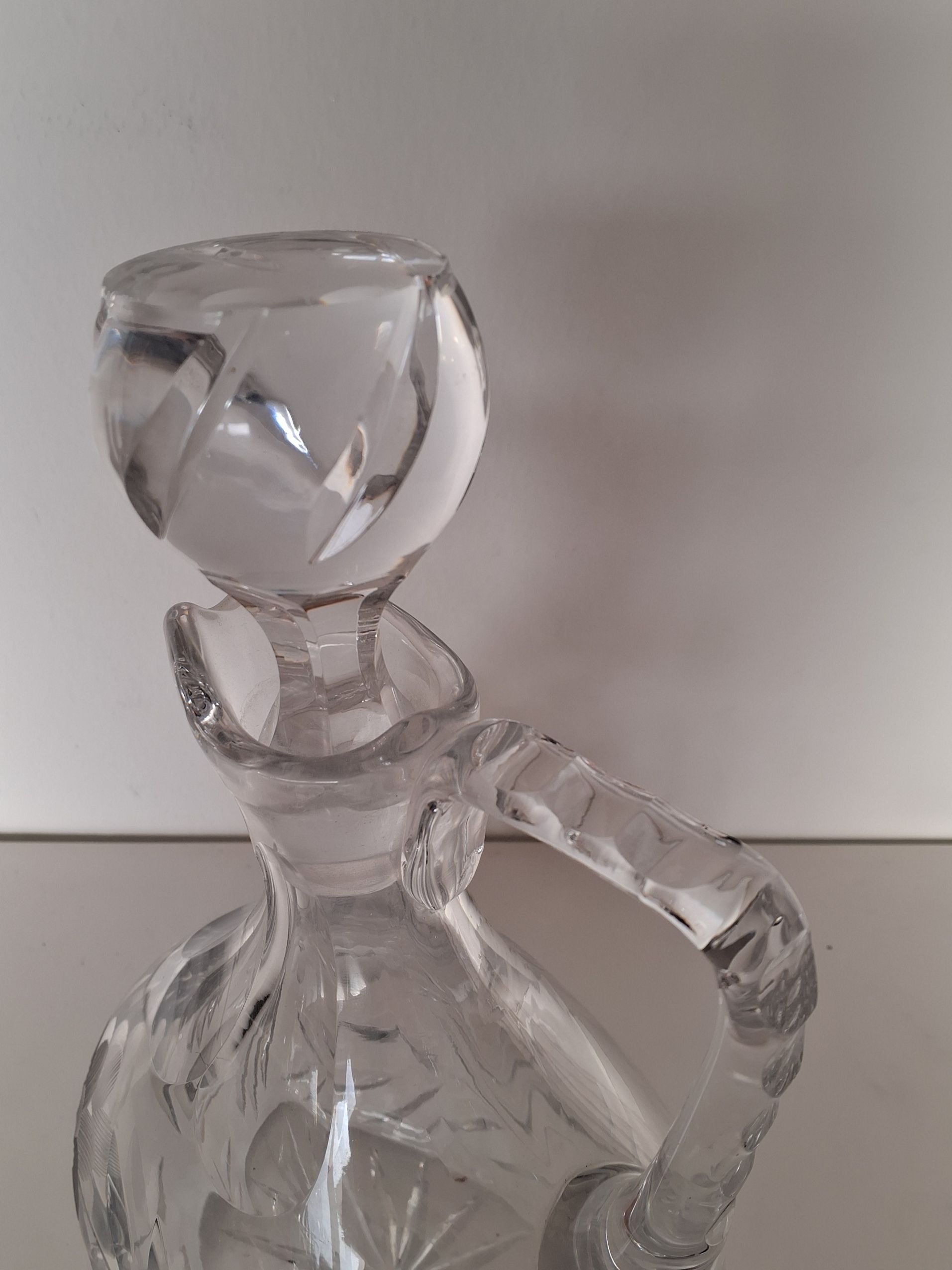 Glaskaraffel - Facetslebe