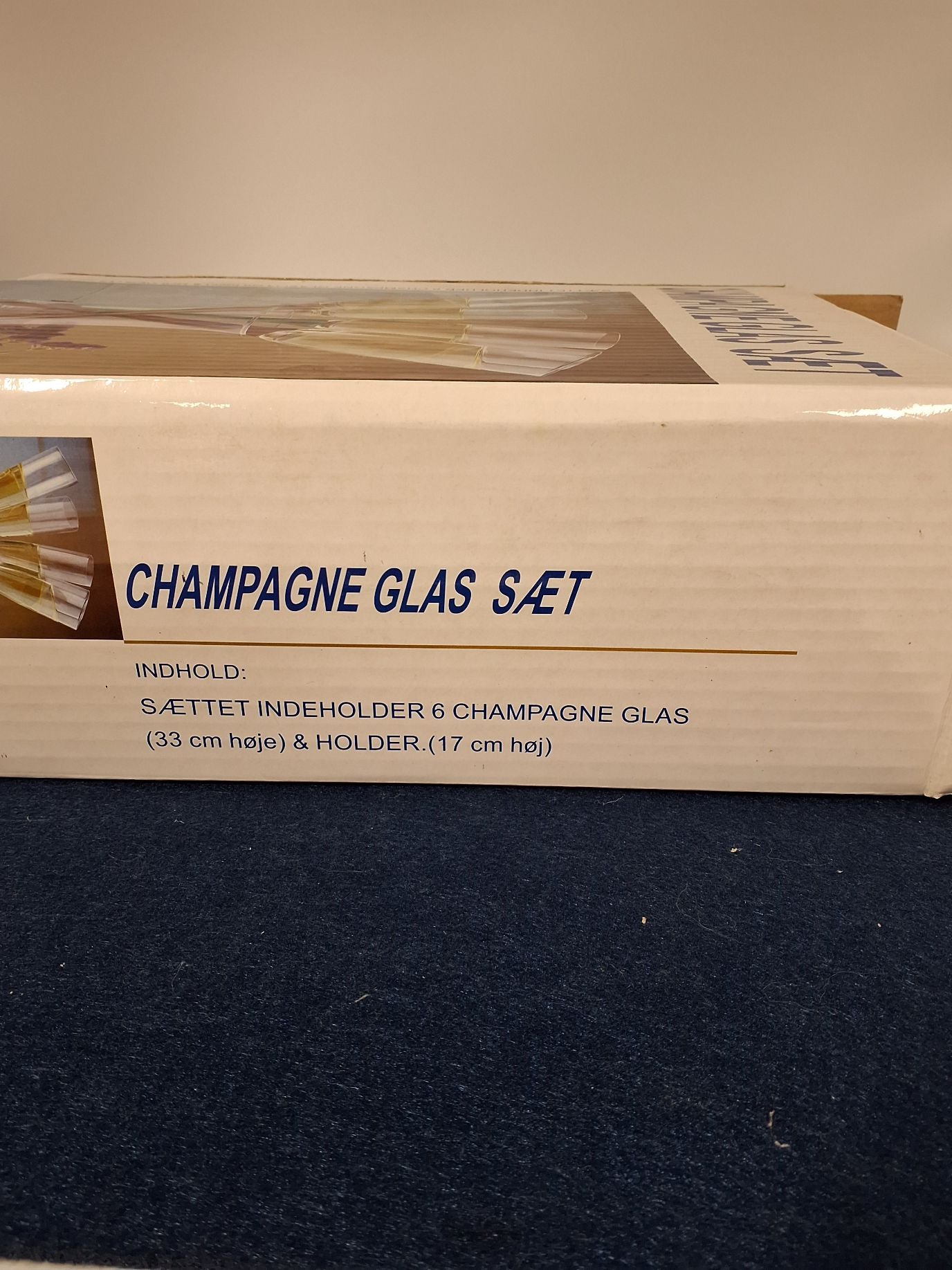 Champagne glas sæt