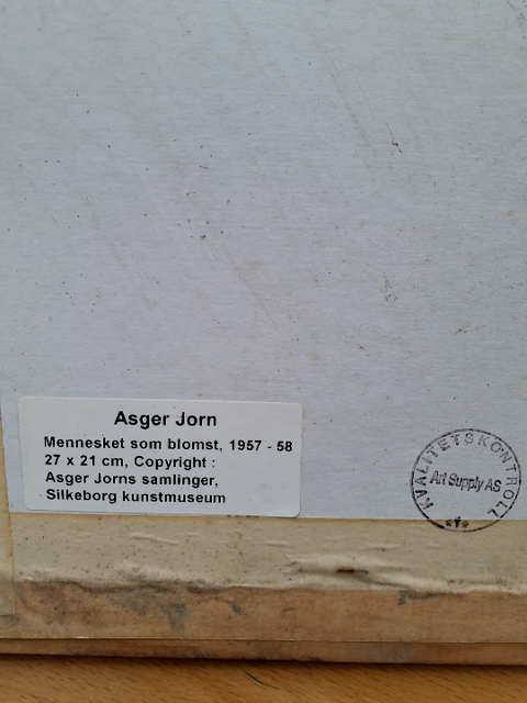 Asger Jorn tryk 2 (Mennesket som blomst)