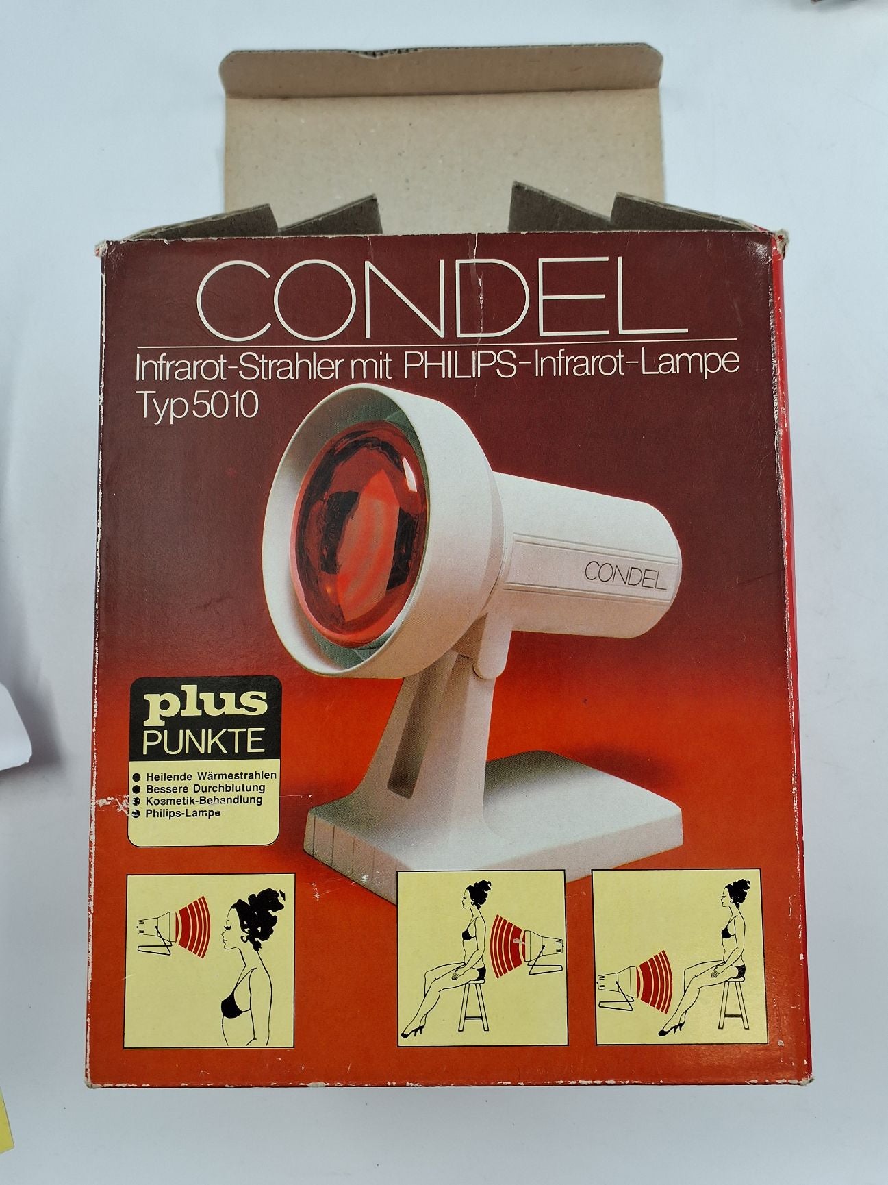 Infrarød varme lampe